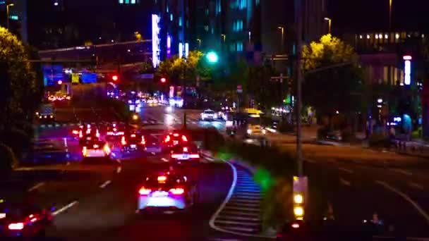 Akasaka Tokio Japón Agosto 2018 Una Ciudad Ubicada Tokio Lapso — Vídeos de Stock