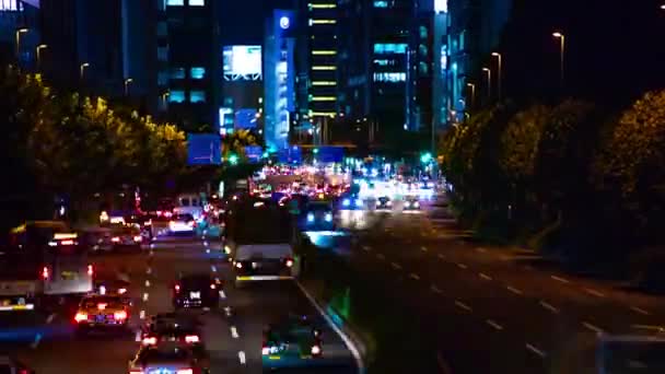 Akasaka Tokio Japón Agosto 2018 Una Ciudad Ubicada Tokio Lapso — Vídeos de Stock
