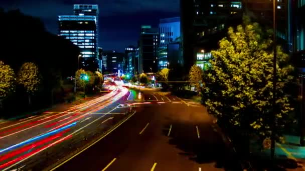 Akasaka Tokio Japón Agosto 2018 Una Ciudad Ubicada Tokio Lapso — Vídeos de Stock