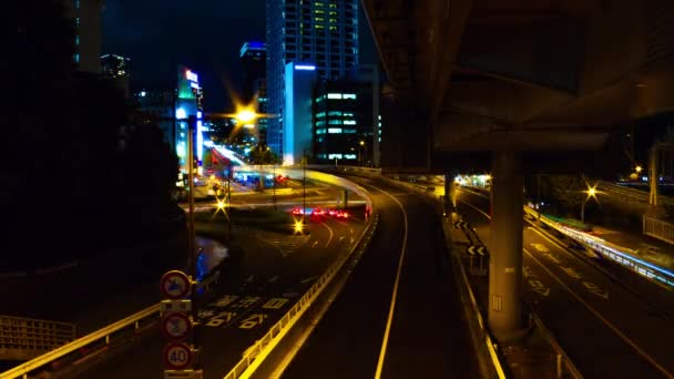 Akasaka Tokio Japón Agosto 2018 Una Ciudad Ubicada Tokio Lapso — Vídeos de Stock