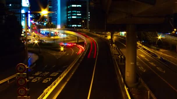 Akasaka Tóquio Japão Agosto 2018 Sua Localização Tóquio Lapso Tempo — Vídeo de Stock