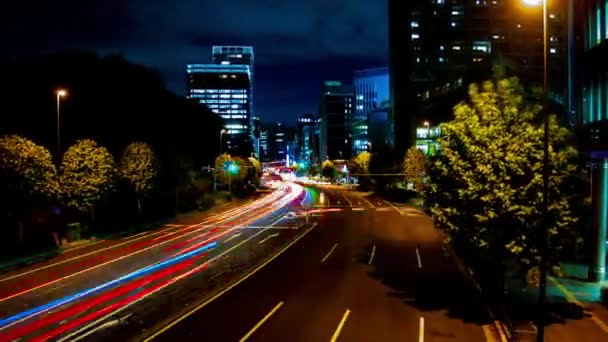 Akasaka Tokio 2018 Sierpnia Jego Położenie Miasta Tokio Upływ Czasu — Wideo stockowe