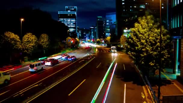 Akasaka Tokyo Japan Augusti 2018 Dess Ett Läge Tokyo Tid — Stockvideo