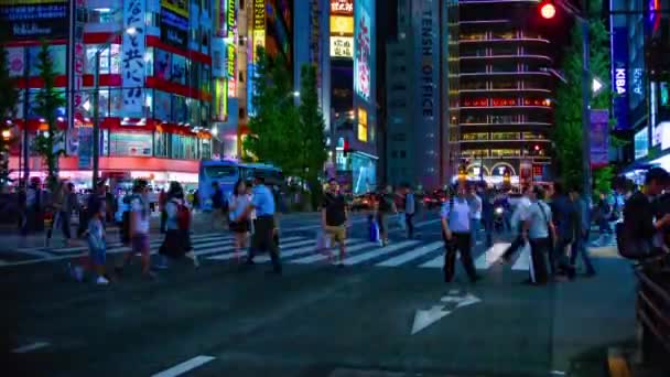 Akihabara Tóquio Japão Agosto 2018 Sua Localização Tóquio Lapso Tempo — Vídeo de Stock