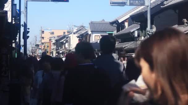 Kawagoe Saitama Japan September 2018 Ist Ein Traditioneller Ort Tokyo — Stockvideo