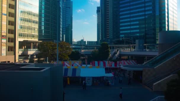 Shinagawa District Shinagawa Japán Szeptember 2018 Annak Belváros Tokióban Idő — Stock videók