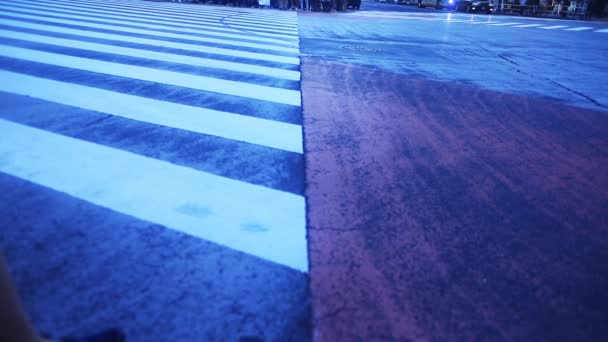 Shibuya Shibuya Tokyo Japonya 2018 Şehrin Geçitte Yürüyen Insanları Fotoğraf — Stok video