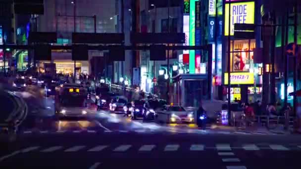 Shinjuku Shinjuku Tóquio Japão 2018 Sua Localização Shinjuku Tóquio Lapso — Vídeo de Stock