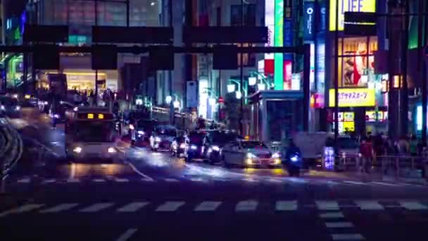 Shinjuku Shinjuku Tóquio Japão 2018 Sua Localização Shinjuku Tóquio Lapso — Vídeo de Stock