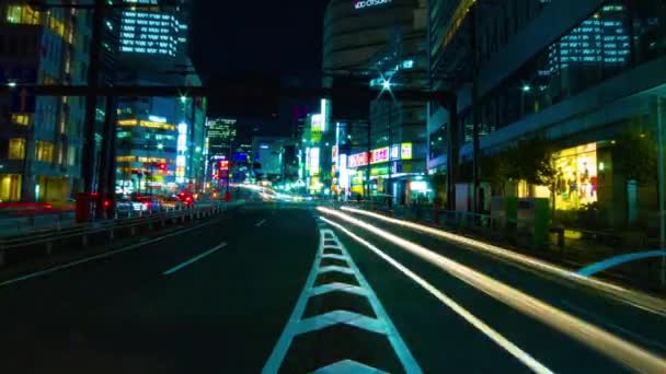 新宿新宿新宿东京 2018 它的城市位置新宿东京 时间推移 Eos 标记4 — 图库视频影像