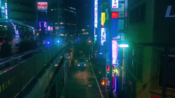 Shinjuku Shinjuku Tokyo Japonya 2018 Onun Shinjuku Tokyo Şehir Konum — Stok video