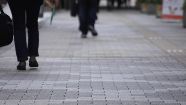 Shinjuku Shinjuku Tokio Japón 2018 Gente Que Camina Ciudad Negocios — Vídeos de Stock