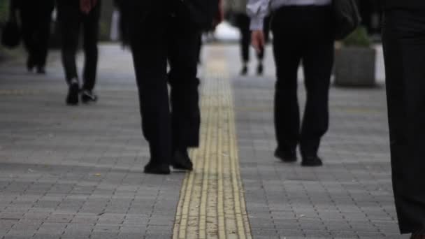 Shinjuku Shinjuku Tokyo Japon 2018 Ses Promeneurs Dans Ville Affaires — Video