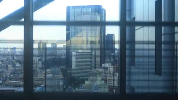 Nakano Nakanosakaue Tóquio Japão 2018 Uma Cidade Localizada Partir Elevador — Vídeo de Stock