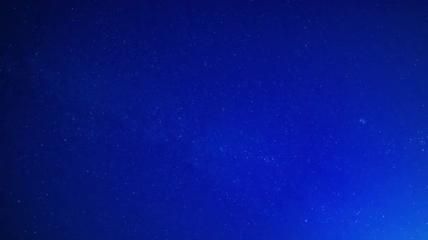 Yıldızlı gökyüzü zaman atlamalı geceleri — Stok video