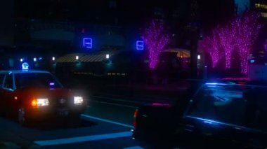 Gece zaman atlamalı Kyoto orta atış geçitte