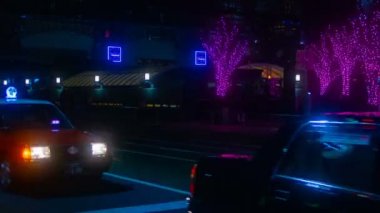 Gece zaman atlamalı Kyoto orta atış geçitte