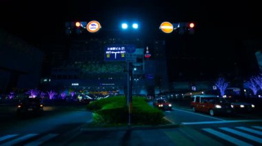 Gece zaman atlamalı Kyoto orta atış geçitte