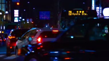 Gece zaman atlamalı Kyoto orta atış geçitte