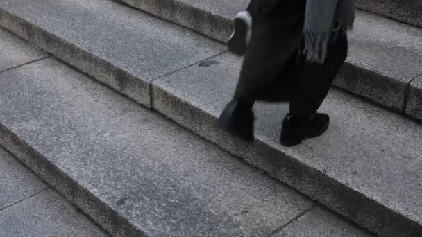 Chodící lidé na svatyni Yasaka v Shimogyo Kyoto — Stock video