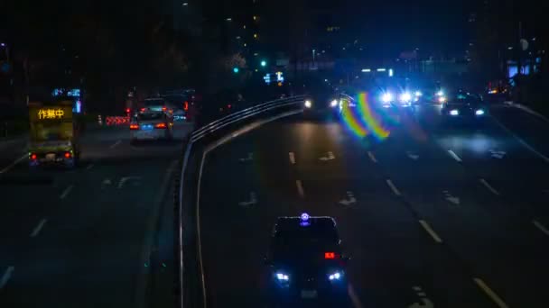 Abandon nocturne dans la rue à Shibuya Tokyo — Video