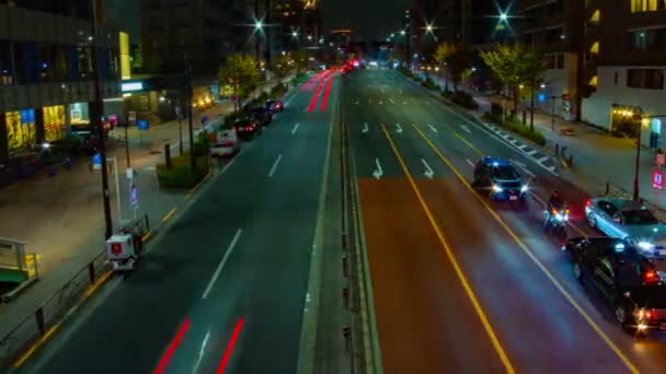 Malam tiba di jalanan Shibuya Tokyo. — Stok Video