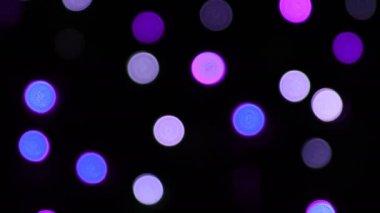 Renkli kamera bokeh defocusecd gece