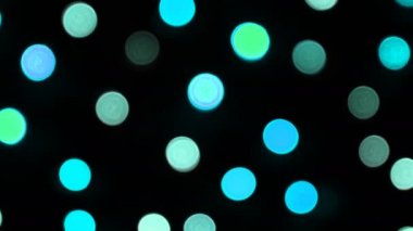 Renkli kamera bokeh defocusecd gece