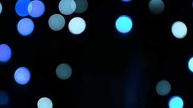 Renkli kamera bokeh defocusecd gece