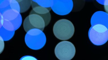 Renkli kamera bokeh defocusecd gece