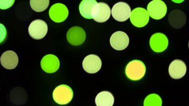 Renkli kamera bokeh defocusecd gece