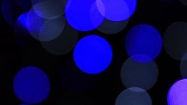 Renkli kamera bokeh defocusecd gece