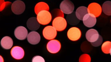 Renkli kamera bokeh defocusecd gece