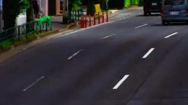 Tokyo 'da Kanpachi Bulvarı' ndaki otomobil sokağının zaman çizelgesi.