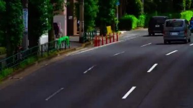 Tokyo 'da Kanpachi Bulvarı' ndaki otomobil sokağının zaman çizelgesi.