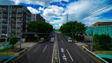 Tokyo 'da Kanpachi Bulvarı' ndaki otomobil sokağının zaman çizelgesi.