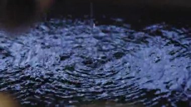 Tokyo'daki Ikegami honmonji tapınağında arınma yalak