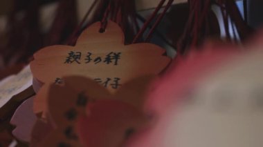 Tokyo'daki Ikegami honmonji tapınağında adak tabletleri
