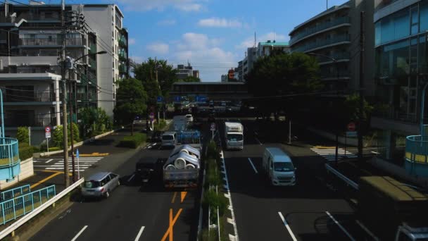 도쿄 주간 간파치 애비뉴의 다운타운 스트리트 — 비디오
