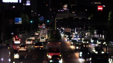 Setagaya Tokyo tilt vardiya şehir merkezinde bir gece şehir sokak