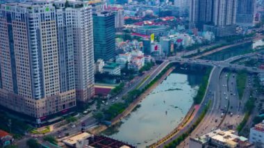 Ho Chi Minh 'de zaman çizelgesi yüksek açılı döngü