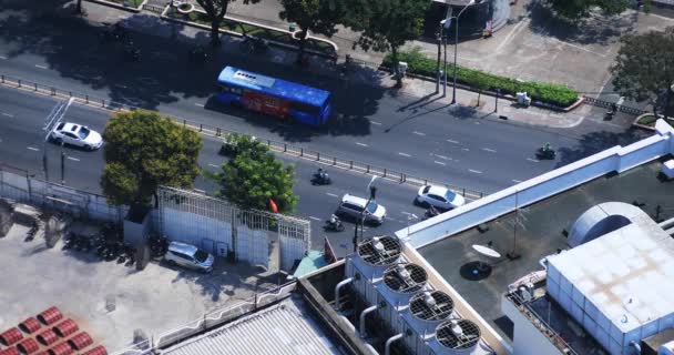 Пробка в оживленном городе в Хо Ши Мине. — стоковое видео