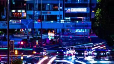 Aoyama 'daki şehir caddesinin uzun vadeli bir zaman çizelgesi.