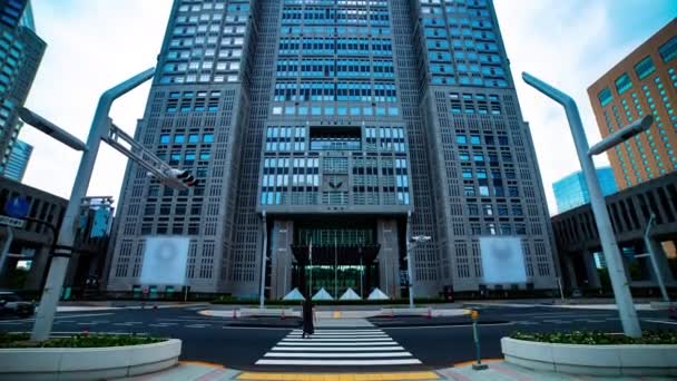 Tokyo Metropolitan Hükümeti 'nin geniş çaplı bir hareket planı. — Stok video