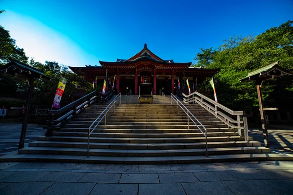 Японский храм в храме Мегуро Фудо в Токио — стоковое фото
