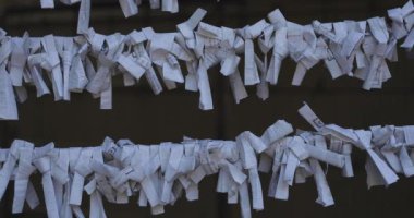 Tokyo 'daki Meguro Fudo Tapınağı' nda Kahin