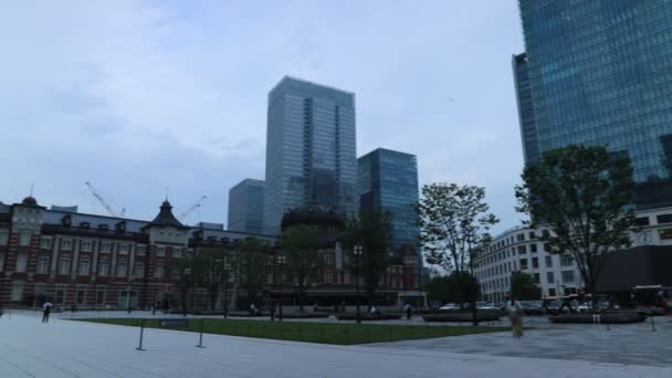 Ein Stau in der Geschäftsstadt in Tokio — Stockvideo