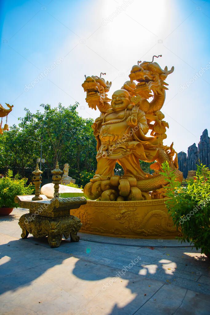 A Guardian statue at Suoi Tien park in Ho Chi Minh Vietnam