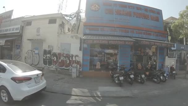 Stau in der Innenstadt von Ho Chi Minh — Stockvideo