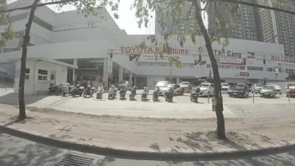 Un ralentissement des embouteillages au centre-ville de Ho Chi Minh — Video